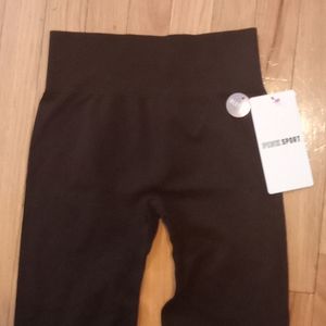 3/15  NWT PINK high waisted full length tights.S